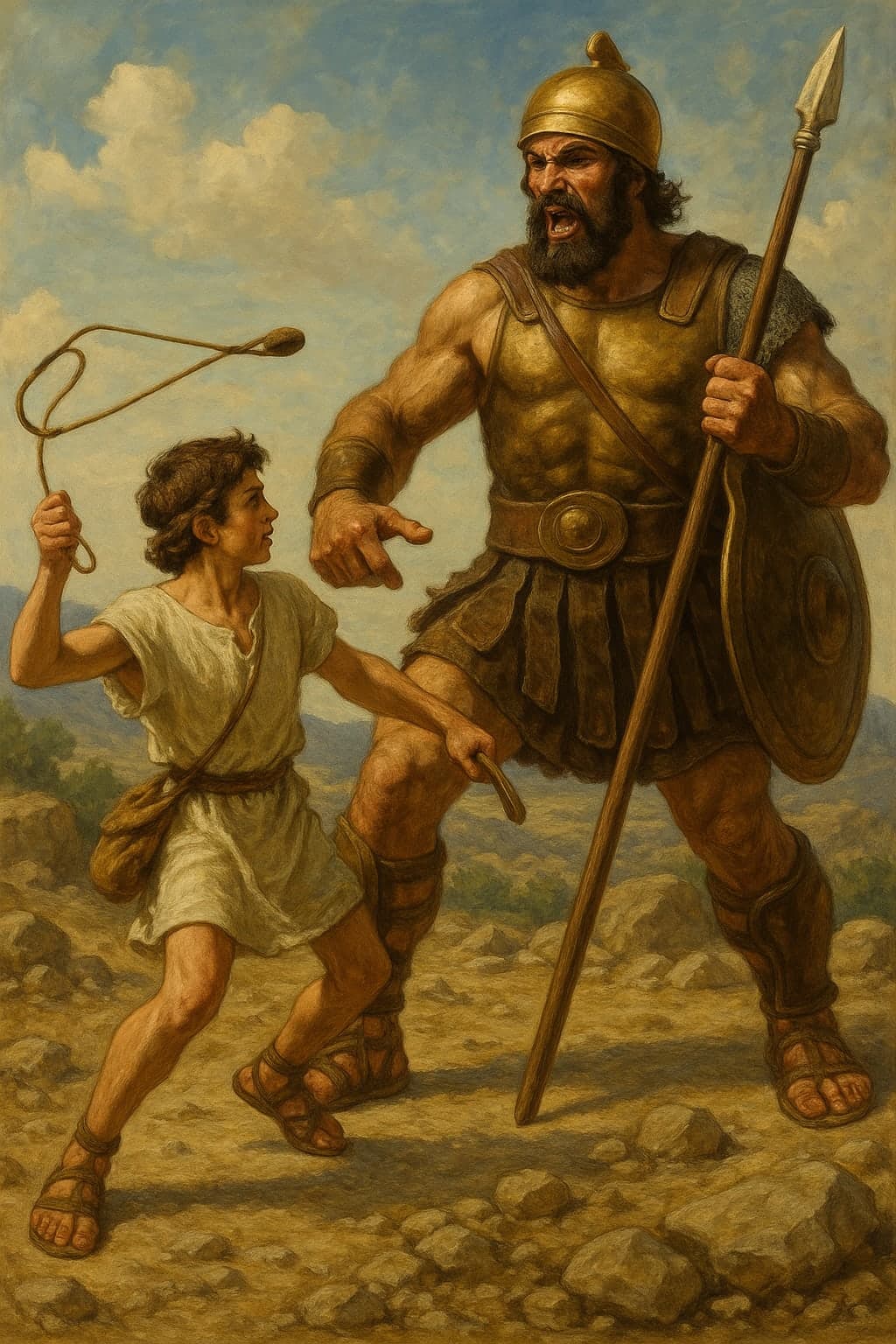 Davi — O jovem que venceu o gigante com fé