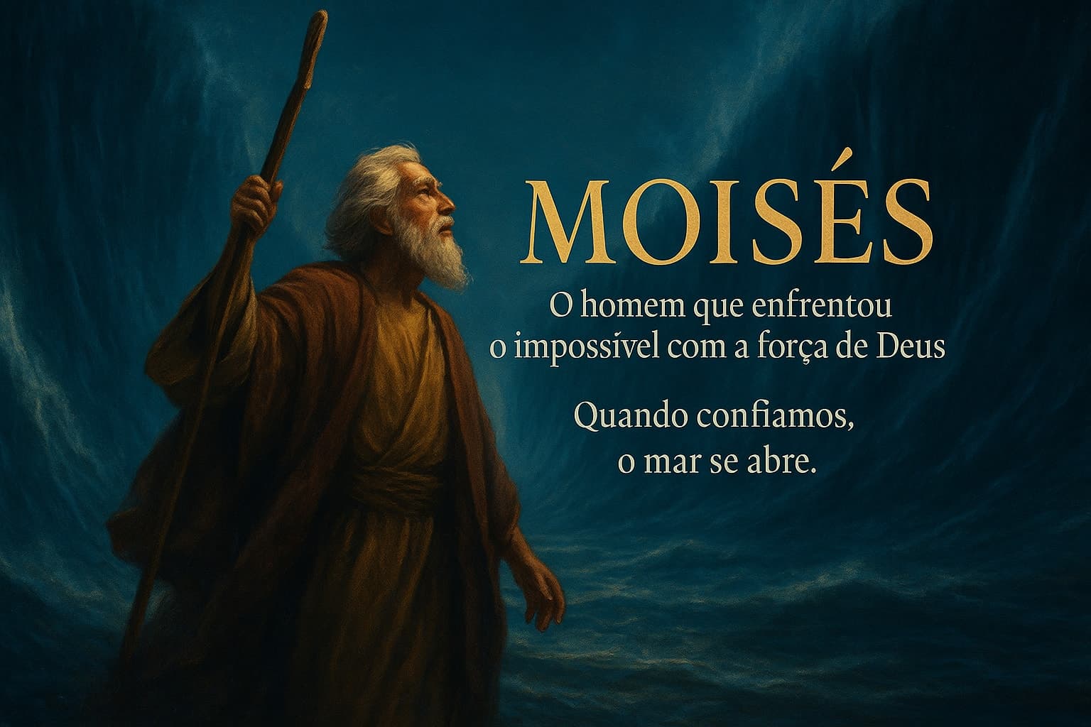 Moisés — O homem que enfrentou o impossível com a força de Deus